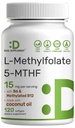 DEAL-Liite L-Metyylifolaatti 15 mg per serving, 120 Cococonut Oil Softgels 3-in-1 aktiivilla 5-MTHF Methylated B9, B6 & Methylated B12 