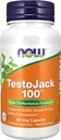 Now Foods Supplements, TestoJackTM 100 LJ100®, voimakas vakioitu ote Tongkat Ali (Eurycoma longifolia), Tribulus ja ZMA®, 60 Veg kapselia