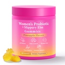 BURMINY Hänen Juicy Feminine Probiootit Gummies, Premium Feminine Balance Probiootit kanssa liukas jalokivi naisten pH tasapaino ja tuoreus ... Tuki Päivittäinen hyvinvointi & Mukavuus 60 Ananas Gummies