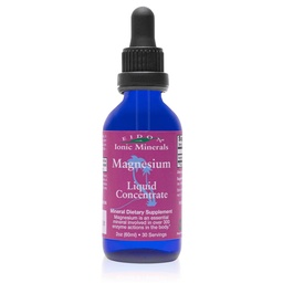 Eidon Liquid Magnesiumkonsentraatti - ioni Magnesiumtippa täydentää aikuisille, miehille ja naisille, tukee lihasten rentoutumista, Biosablet, Ei lisäaineita tai säilöntäaineita - 2 oz