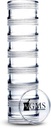 7 päivän lääke pilleri Organizer - pillerilaatikko - Fits pieniä tabletteja ja vitamiini täydentää - Pidä päivittäinen lääke järjestää yhdessä paikassa - extra pieni - selkeä