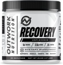 Outwork Nutrition Post Treenauksen jälkeen Recovery Powder - Creatiini Monohydraatti, KSM-66 Ashwagandha & Tart Cherry - Nopeudet Recovery, Helppoa Soreness - Creatiinijauhe miehille ja naisille, makuamaton, 240 Gr