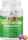 Natures Craft Maukkaat lapset Kalsium Gummies - D-vitamiini ja kalsium Gummies lapsille - vitamiinin & D lihasten luun kehitykseen Liivate-vapaa Kosher Lapset 30ct (1 pakkaus)