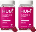 HUM hiukset vahva - päivittäin Gummies Biotiini parantaa hiusten kasvua - Fo Ti, Foolihappo, Sinkki, B12-vitamiini & PABA tukea terveitä hiuksia, ihoa ja kynnet naisille ja miehille (50 päivän toimitus)