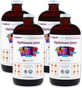 LIQUIDHEALTH Optimum Joint tuki Liquid Multivitamiini kanssa Glukosamiini, Chondroitin, MSM, Hyaluronic Acid - lisätä liikkuvuutta, yhteinen mukavuus, Runners &amp; urheilijat - Valmistettu Yhdysvalloissa, Vegan (4 pakkaus)