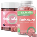 lepnature Myo-Inositol & High Kalium täydentää Bundle - Hormonaalinen terveys ja lihasten tuki Gummies