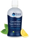 Trace Minerals Concentrace - nestemäinen Mineraalien täydentää magnesium & C-vitamiini - ravintolisä valkoinen viinirypäle & sitruunamehu - luonnollinen sitruunan lime Flavor, 30 fl oz (30 tarjoilua)