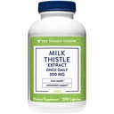 Vitamiini shoppe maito ohdake uute 300 MG (200 kapselia)