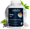 Melatonin Natural Sleep Aid, Theanine, 5-HTP, GABA, Mucuna pruriens, Phellodendron ja Magnesium uni- ja stressituki, 90 kapselia 45 päivän tarjonta - 7 in 1 uniapu