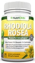 Rhodiola Rosea - 500 mg - 180 Vegaanikapselit - 3% Rosavin 1% salidosidiuute - ei-GMO - Black Pepper for Enhanced Imeytyminen - 6 kuukauden Supply - Supply for Energy & Stamina