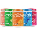Luo Creatine Monohydraatti Gummies - High Five Bundle - Sour Peach, Sour Apple, Watermelon, Blue Raspberry & Orange - Creatine Gummies naisten ja miesten, NSF Certified, 3rd Party testattu, (5-pack)