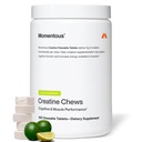 Momentous Creatine Monohydrate Chews, 5g per Serving, Lemon Lime