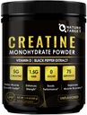 Micronized Creatine Monohydraatti naisille ja miehille, Creatine Powder for Men-Women parantaa suorituskykyä ja voimaa, tukea lihasten kasvua ja liikuntaa Recovery, 6,5g per palvelin, 75 tarjoilua