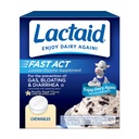 Lactaid Fast Act Laktoosi-intoleranssi Relief Pureskelee luonnon laktaasi- entsyymiä estämään kaasua, turvotusta ja ripulia Laktoosi-herkkyyden, On-the-go, Vanilla Twist Flavor, 60 x 1 t