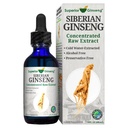 Siperian ginseng juuriuute - Orgaaniset ainesosat & Alkoholiton - 2oz - Patentoitu kylmä fulvic mineraalivesi uutettu - Adaptogen - Immuunituki ihmisille & lemmikit