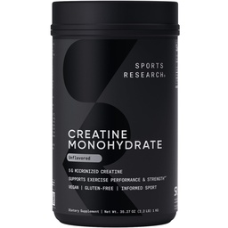 Urheilu Tutkimus Creatiini Monohydraatti - Gain Lean Lihas, parantaa suorituskykyä ja voimaa ja tukea harjoitus Recovery - 5 g Micronized Creatiini - 35,27 oz