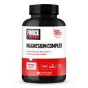 Force Factor Magnesium Complex Supplement to Support Muscles, Bones, Nerves, and Cardiovascular Health, Magnesium Glycinate, Magnesiumsitraatti ja Magnesiumoksidi, Vegan, non-GMO, 90 kapselia