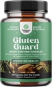 Nopeasti toimivat gluteenia sisältävät digestiiviset entsyymit - Naisten ja miesten gluteenia sisältävät digestiiviset entsyymit debloatissa DPP IV Blend Plus Lipaasi Amylase Bromelain for Gut Health & Digestion Support - 60 Ct