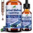 Cortisol lisäravinteet naisille ja miehille, 17-in-1 Cortisol Reducer Detox Manager w. Magnesium Glycinate Ashwagandha, L-Theaniini, Fosfatidyyliseriini, Hormonitasapaino naisten, Upotus Mielialafokus, uni
