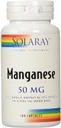 Solaray Mangaani Supplement, 50 mg, 100