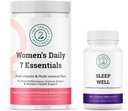 Naisten päivittäin 7 Essentials & Sleep Well Bundle - Täydellinen monivitamiinipakkaus uni hyvin