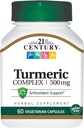 2000-luvun Turmeric Complex 500 mg - 60 kasvissyöjäkapselia, 4 kpl pakkaus