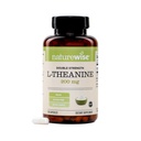 NatureWise Double Strength L-Theanine 200mg - Vegan L Theanine Supplement for Relaxation + Sleep Support - NSF Certified L-Theanine - ei-GMO, USA valmistettu - 120 kapselia[120 päivän tarjonta]