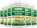 Best Naturals Kalium Iodide 130 mg per tarjoilu - ravintolisä, 90 tablettia (6)