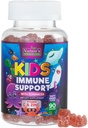 Lapset Immunosupport Supplement Gummies - Daily Childrens Vitamiinit C, Sinkki & Echinacea - Gummy for Kids Immuniteetti Tuki, ikä 4 ja ylös, Natural Berry Flavor, Ei-GMO, Gluteeniton & Vegan - 90 Gummies