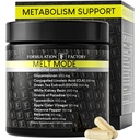 Formulation Factory Metabolia Booster - Sulatustila Natural Thermogenic Support with Glucomannan, L-karnitiini & Green Tea Extract - Advanced Satiety & Energy - 120 kapselia, 2 kuukauden toimitus