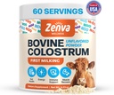 Colostrum Supplement Naudan Colostrum for Humans 100% Pure Grass Fed, Supergut Health & Immune Support, 50% IgG, Ei makua, Calostro Bovino para Adultos Organico 60 Tarjoukset Powder