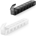 2 pakkaus Erittäin suuri pilleri Organizer, Sukuos Viikoittain pillerilaatikko, pilleri tapauksessa, lääke Organizer vitamiinit, kalaöljyjä tai täydentää