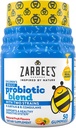 Zarbee's Kid's Daily Probiootti Blend Gummies 2 kanta Ruoansulatuskanavan tuki; Helppo pureskella; Gluteeniton & huumeeton; Ikä 2+; Luonnollinen hedelmät makuja; 50 kreivi