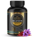 Golden Saffron Selenium (200mcg Selenium & 88,5 mg Saffron Extract) - tukea yleistä terveyttä, ei-GMO, gluteeniton, Dairy Free, ainutlaatuinen ja kehittynyt Formula .
