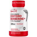 Nature's Fusions Dihydrobarberine Supplement 200mg 60 kapselia - Ceylon Cinnamon, 5X tehokkaampi kuin säännöllinen berberiini HCL - Nutri täydentää
