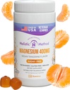 Magnesium Citrate Gummies - sokeriton, vegaaninen ja ei-GMO paremman unen ja rentoutumisen - Ei sokeria alkoholia - Magnesium täydentää aikuisille, teini-ikäisille ja lapsille - tangeriini - 240 Gummy
