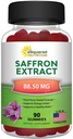 aSquared Nutrition Saffron Gummies - Saffron Extract täydennysosa - Pure Gummy täydentää Vaihtoehtoiset kapselit, pillerit, jauhe & tee