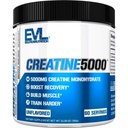 Evlution Nutrition Creatine 5000 - Tukee nopeampaa hyödyntämistä, Lean Lihaksen kasvu & Performance - Pre & Post Treout Powder - 5000mg Pure Creatine Monohydraatti per Serving - 60 Tarjoilut - Ei maku