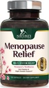 Vaihdevuodet lisäravinteet naisille - Menopause Relief Tuki Probiootit musta Cohosh, Natural Support Lisäravinteet miedot kuumat Flashs & Night Hweats & PH Balance Tuki täydentää - 120 kapselia