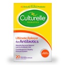 Culturelle Probiootit Ultimate Balance Probiootti käytettäväksi antibioottien kanssa - 20 Count ... Probioottikapselit auttavat palauttamaan hyviä bakteereja, jotka ovat kadonneet antibioottien käytön ja käytön aikana.