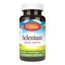 Carlson - Selenium, 200 mikrog Jeast-Free, Eturauhasen terveys- ja immuunituki, antioksidantti, 180 kapselia