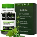 Sisäinen deodorantti täydentää ...Luonnollinen klorofylli 30 kapselia kehon Odor Control, Gut Health, ja tuore hengitys Vegan, Detox Support & Skin Health ...