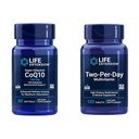 Life Extension Super Ubiquinol CoQ10 Sydän- ja soluenergiatuki kaksi päivää kestävällä suurella teholla Multi Vitamin & Mineral Supplement, 60 Softgels & 120 tablettia