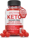 Atlantis Nutrition Sugar-Free Keto ACV Gummies for Weight Loss - Apple Sider Viinietikka Gumies Formuloitu 750MG ACV Per Serving - Tukee Digestiota, painonlaskua, Detox & Cleansing - 60