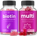 NutraChamps Biotin Gummies and Women Multivitamiini Gummies