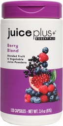 JuicePlus+ Berry Blend: Concord Grape, Mustikka, Karpalo, ja enemmän - Koko ruoka perustuu, Vegaani, kasvispohjaiset vitamiinit - Gluteeniton, ei-GMO, Kosher - 1 pullo (60 tarjoilua)