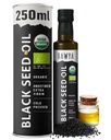RAWYA Black Seed Oil - USDA Organic Certified - Cold Pressed - 8,4 Floz - Extra Neitsyt - Turkkilainen Musta Cumin Seed - Premium Nigella Sativa Thymokinonin kanssa - Kalonji - ei-GMO, Gluteenittomat - Ravintolisät - Erittäin vahva maku