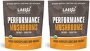 Laird Superfood Organic Performance Mushroom Blend with Chaga, Cordyceps, Lion's Mane and Maitake for Energy and Cognition, 3.17 oz. 2 kpl pakkaus