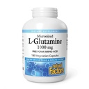 Luonnollinen tekijä, micronized L-glutamine 1000 mg, tukee lihasten ja immuunitoiminnan, 180 kapselia