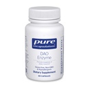 Puhtaat kapselit DAO Enzyme - Histamiinin hajoaminen Ruuansulatus Support Supplement* - Helppo digestiivinen häiriö ja ihon herkistyminen* - Allergeenivapaa terveys täydentää - 60 kapselia